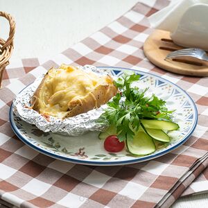 Мега-картошка с курицей