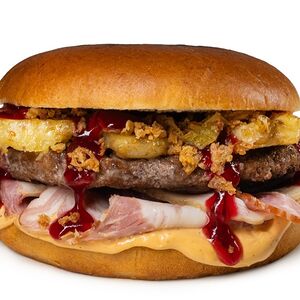 Бургер азиатский с бананом