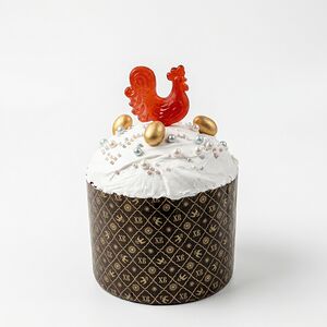 Кулич сдобный с клюквой 610гр