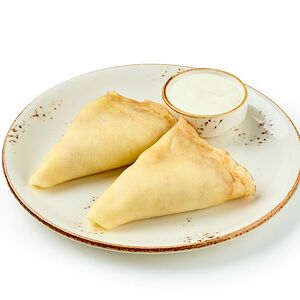 Блинчики с ветчиной и сыром