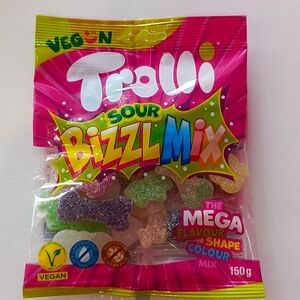 Мармелад жевательный Trolli Sour Bizzle Mix кислые в сахаре 150 г