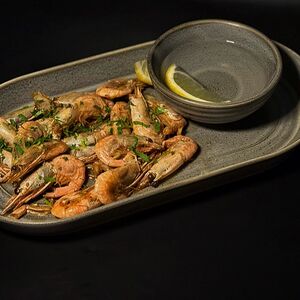 Креветки жареные