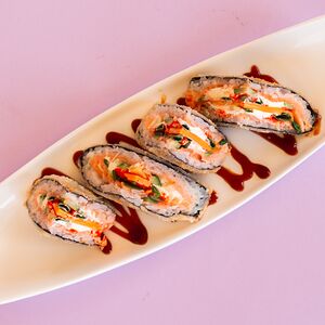 Сэндвич с лососем 