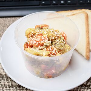 Овощное соте в соусе 