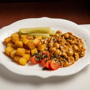 Грибы по-строгановски