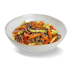 Лапша Гречневая с овощами