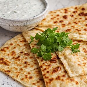 Кутабы с сыром и творогом