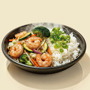 Рис жасмин паровой креветки