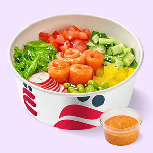 Поке с лососем