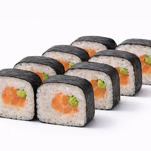 Сяке маки с васаби