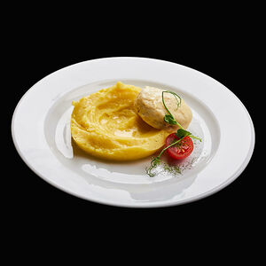 Котлекта куриная на пару с пюре