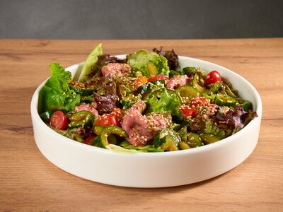 Салат с ростбифом