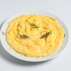 Омлет с сосисками