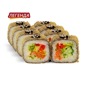Ролл Овощной темпура без авокадо (панко)
