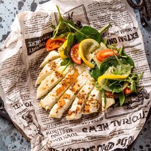 Жареный халуми 