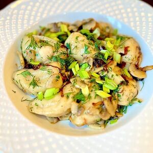 Вареники с картошкой и грибами