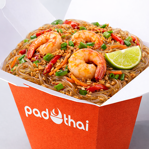 Фунчоза с креветками