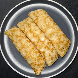 Блинчики с клубникой 