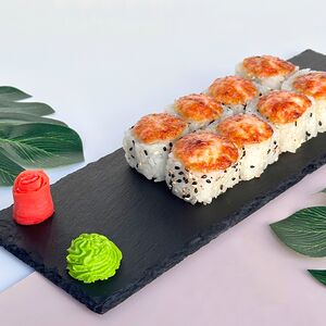 Запеченные роллы с креветкой 