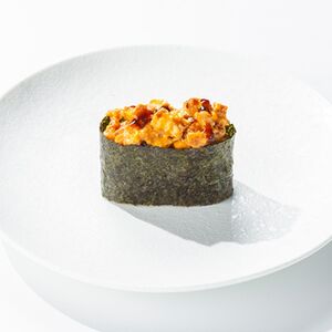 Гункан с угрём под соусом том-ям (1 шт.)