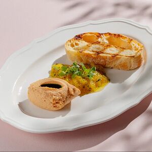 Паштет из кролика с апельсиновым джемом