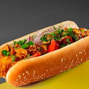 Хот-дог со стрипсами