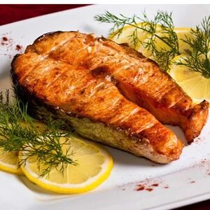 Сёмга на мангале