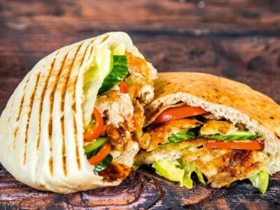 Шаурма в пите (с сыром)