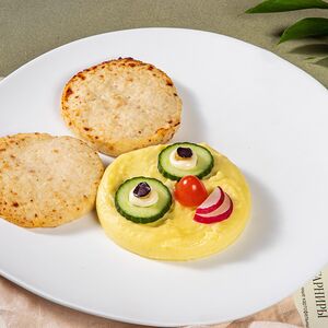 Куриные котлетки с картофельным пюре