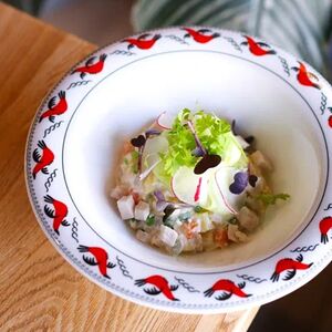 Салат Столичный с копченой курицей