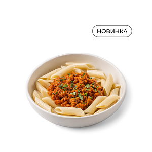 Веган-паста болоньезе с растительным фаршем