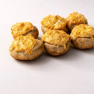 Запеченные грибы с сыром 