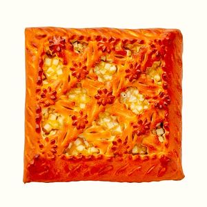 Пирог постный с яблоком и грушей