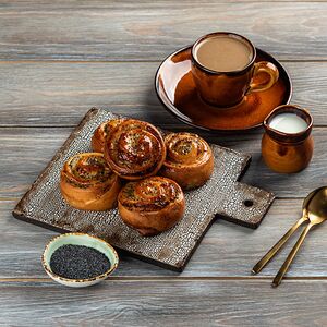 Рулетики с заварным кремом