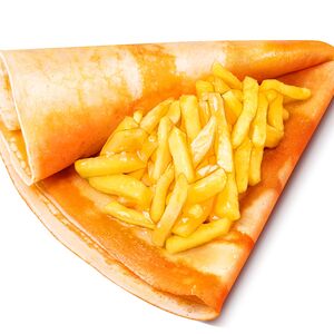 Блин с яблоками