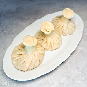 Хинкали с картофелем и грибами 