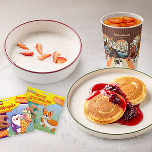 Детский завтрак с Каляка-Маляка