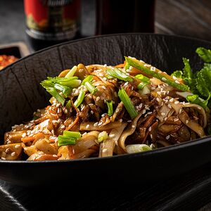 Лапша удон с овощами