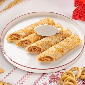 Блинчики с вареной сгущенкой