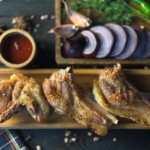 Каре на ребрышках