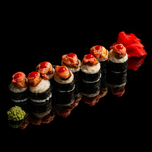 Запеченный с мидиями