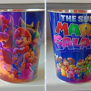 Жестяное ведро для попкорна Марио-2