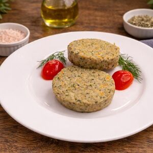 Биточки куриные со шпинатом