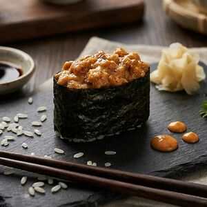 Гункан острый с угрем