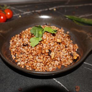 Гречка с грибами