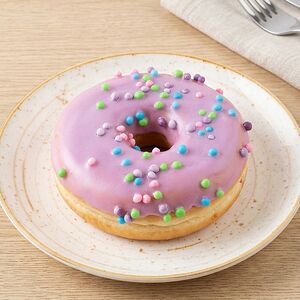 Пончик с черничной начинкой и крем-чизом