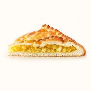 Пирог с яблоком и грушей