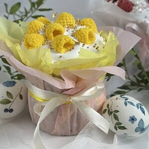 Творожный кулич 