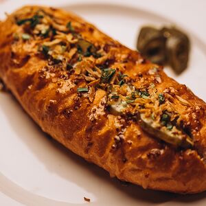 Хот-дог с куриной колбаской