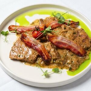 Говяжья печень по-венециански